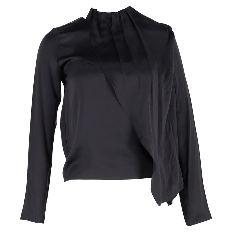 Dodo Bar Or Berna Blouse In Black Silk